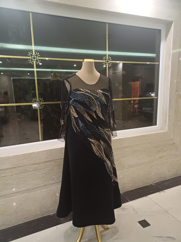 پیراهن مجلسی زنانه مشکی