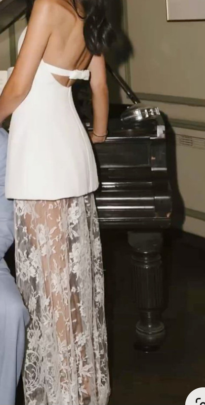 لباس عروس اروپایی با دامن منفصل