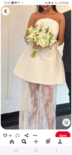 لباس عروس اروپایی دوتیکه