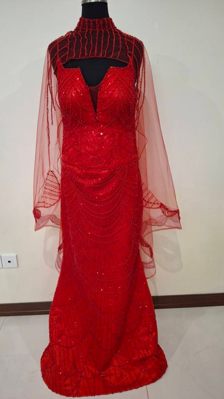 لباس ماکسی قرمز