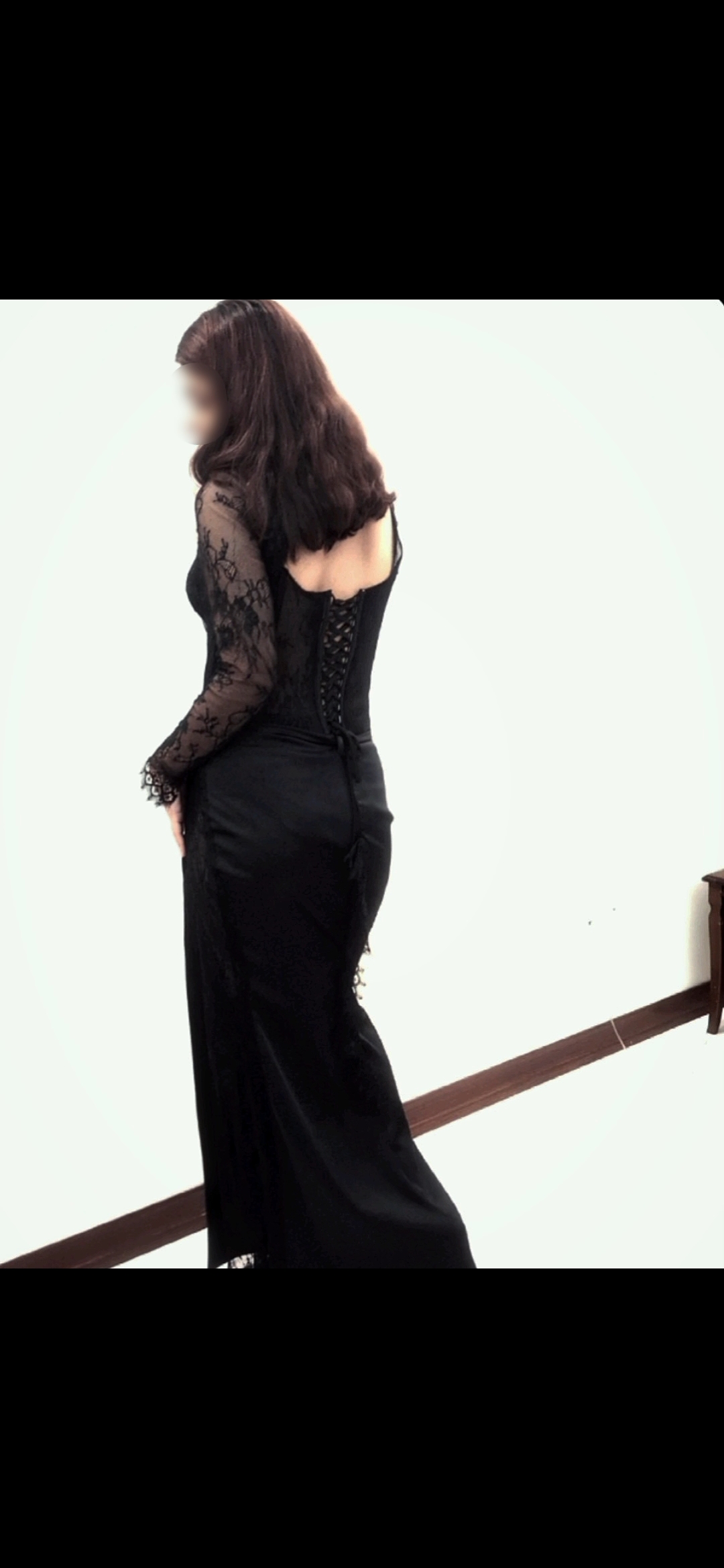 لباس مجلسی مشکی ماکسی