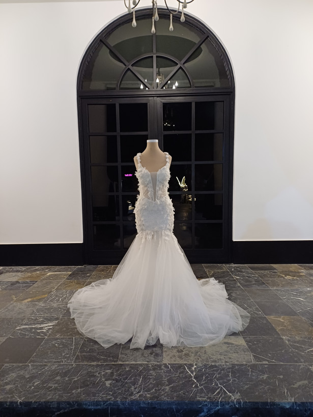 لباس عروس اروپایی دانتل فرانسه